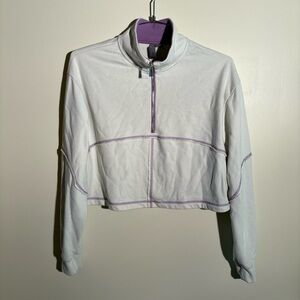 Sweaty Betty Revive Cropped Half-Zip Sweatshirt